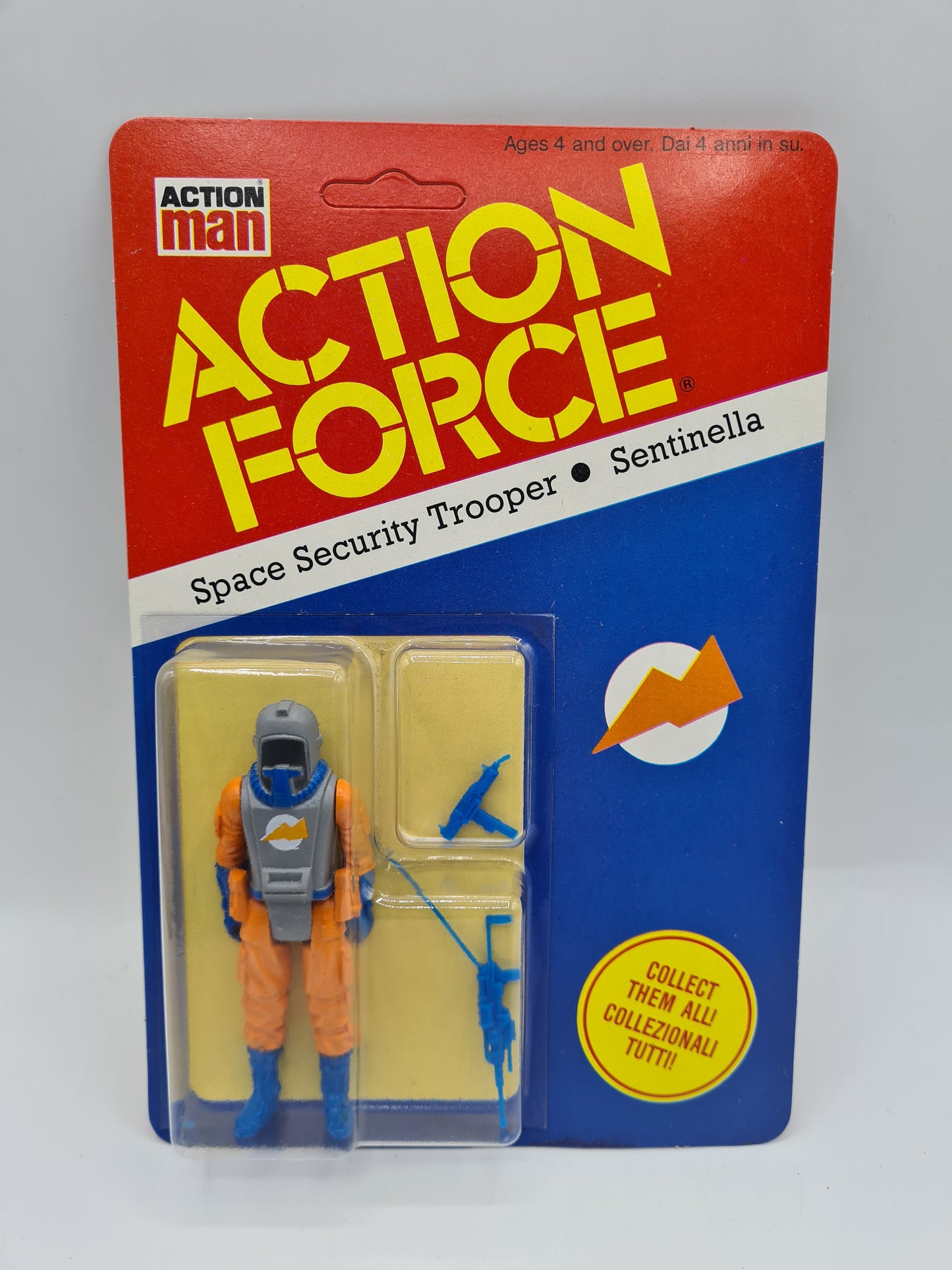 GI JOE SPACE Security Trooper Action FORCE PATROLLER Action Figure 80s  W4