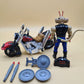 Throttle and Martian Monster Bike 1993 Galoob Biker Mice From Mars Complete W7