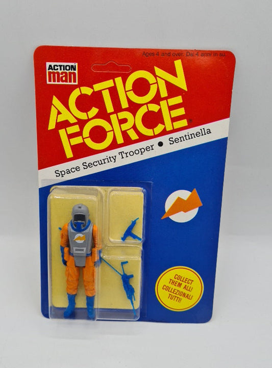 GI JOE SPACE Security Trooper Action FORCE PATROLLER Action Figure 80s  W4