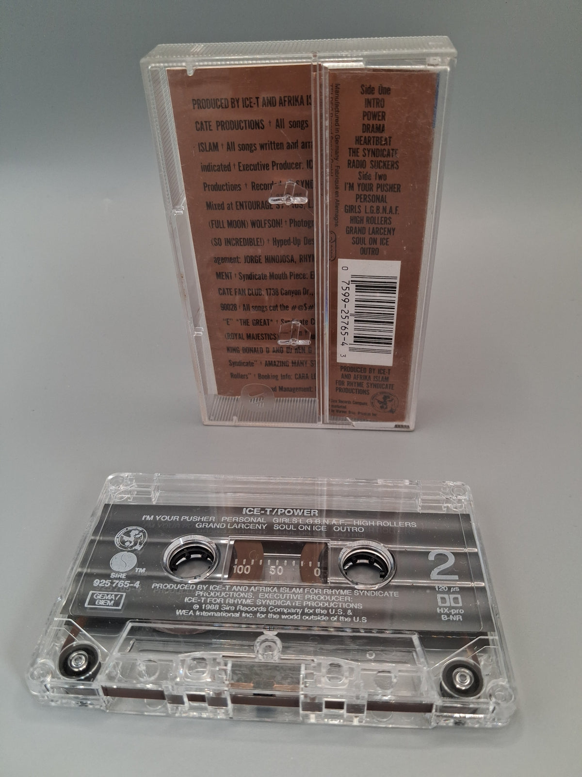 Ice-T Power - Cassette Album 1988 Hip Hop Sire