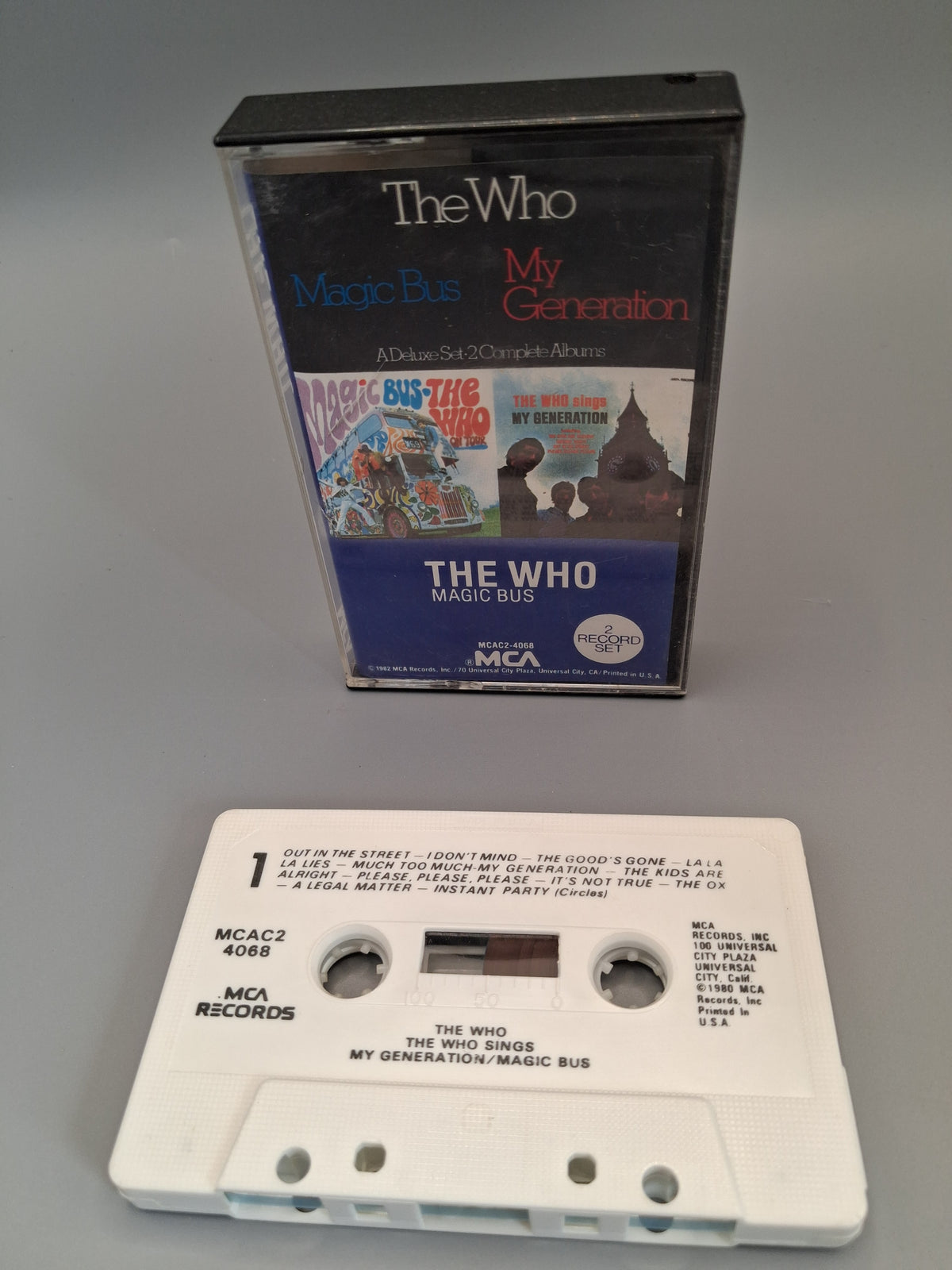 The Who Twin Tape Magic Bus/My Generation Cassette