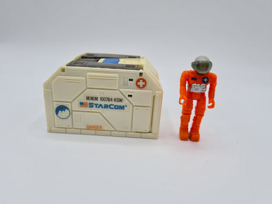 Starcom Coleco Medical Bay + Figure 1986 80s W11