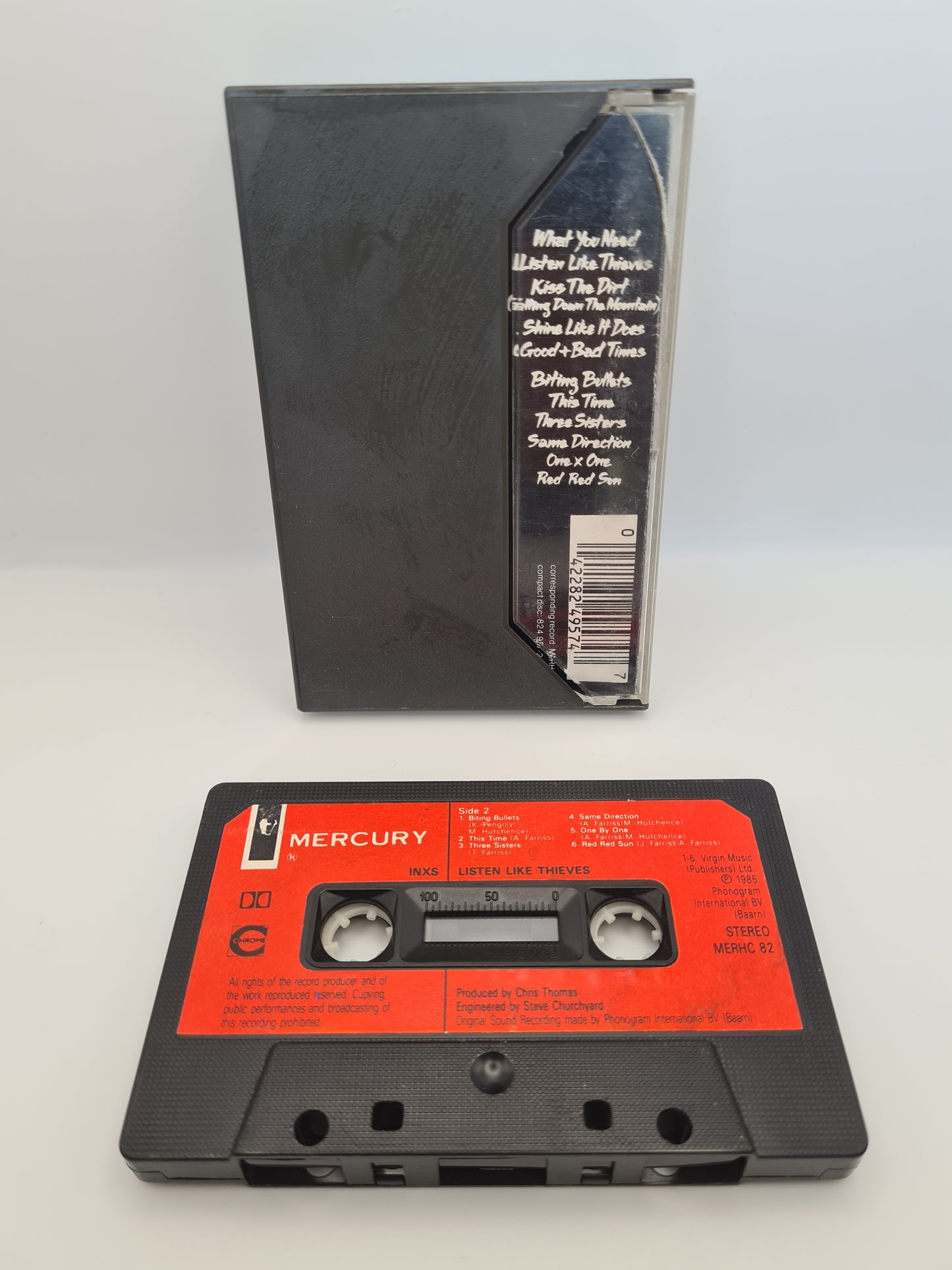 INXS Listen Like Thieves 1985 Cassette Tape Pop Rock New Wave