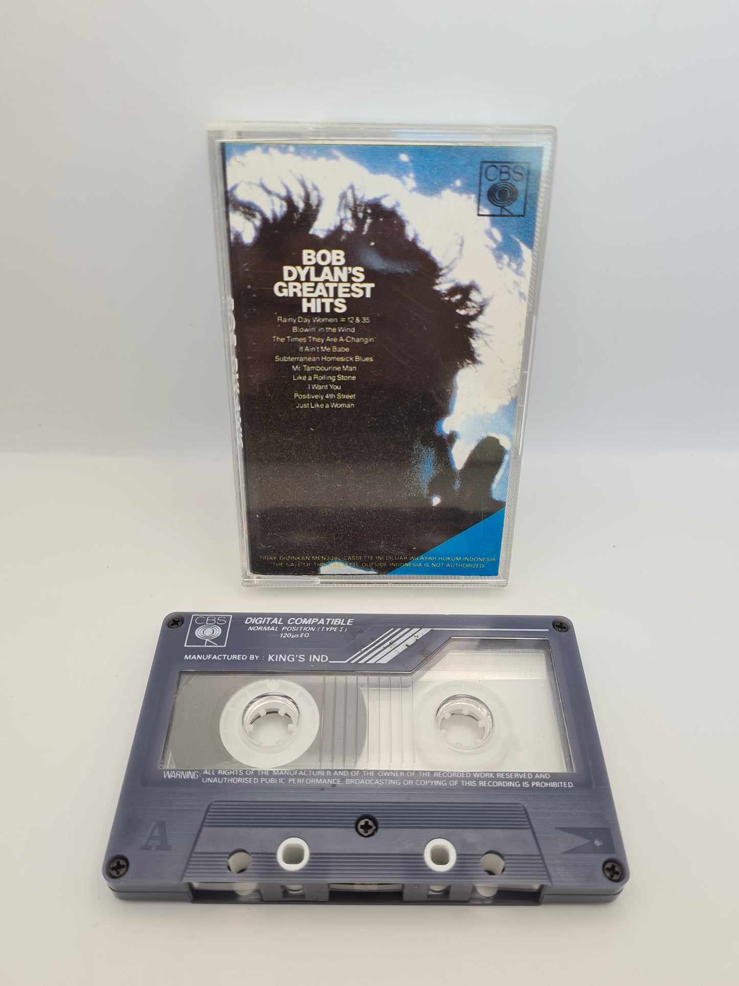Bob Dylan Greatest Hits Audio Cassette Tape 1967