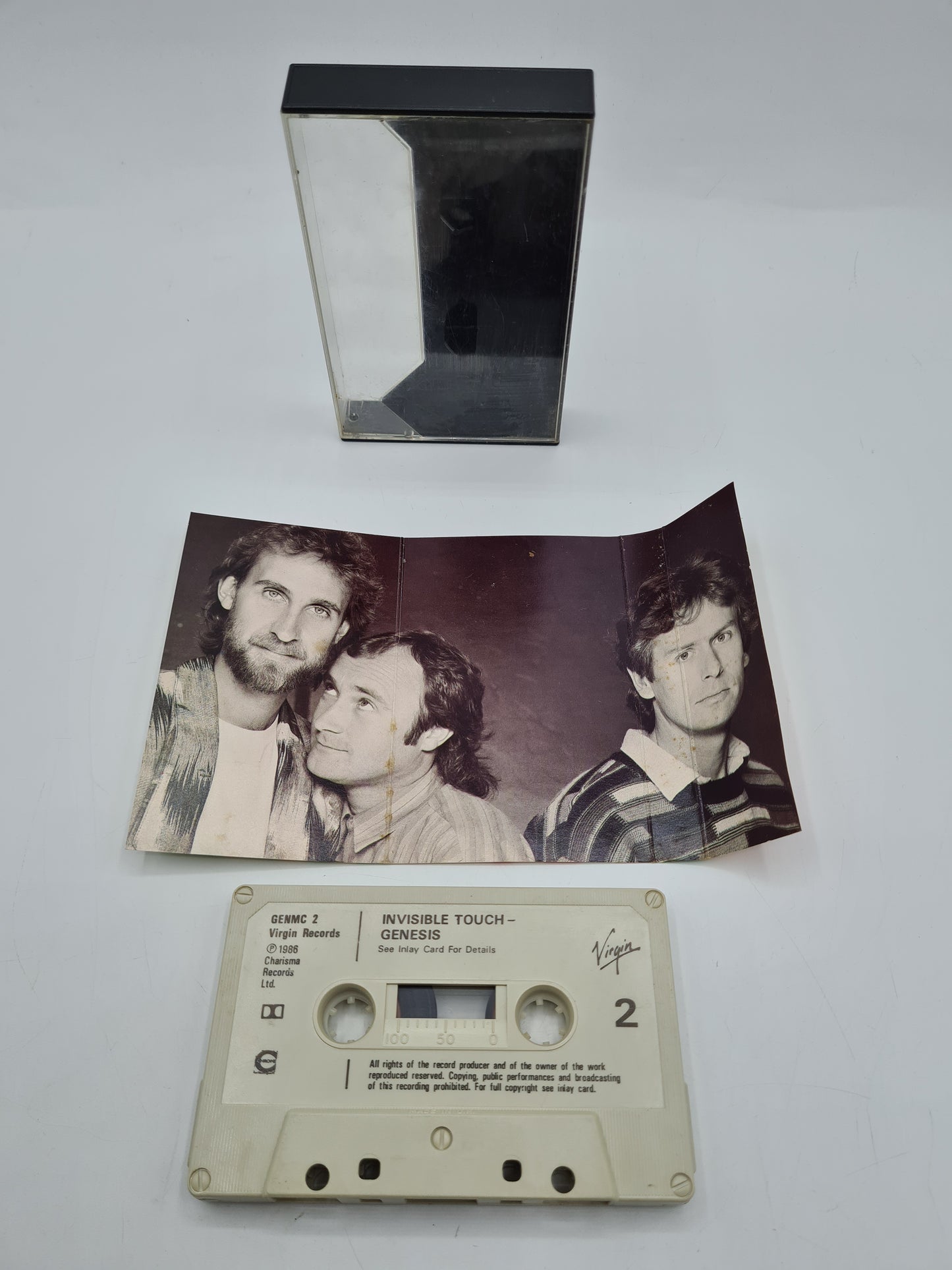 Genesis Invisible Touch Cassette Tape Album