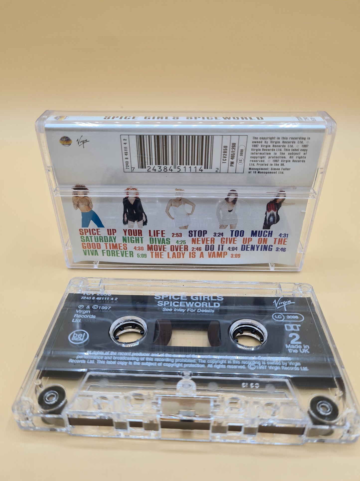 Spice Girls Spice World Music Cassette Tape