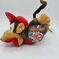 Nintendo Donkey Kong Country Diddy Soft Plush Toy Figure 90s SNES W4