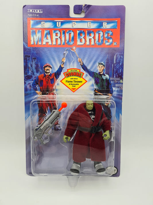 Nintendo ERTL Super Mario Bros Goomba Figure 1993  Sealed 90s W8
