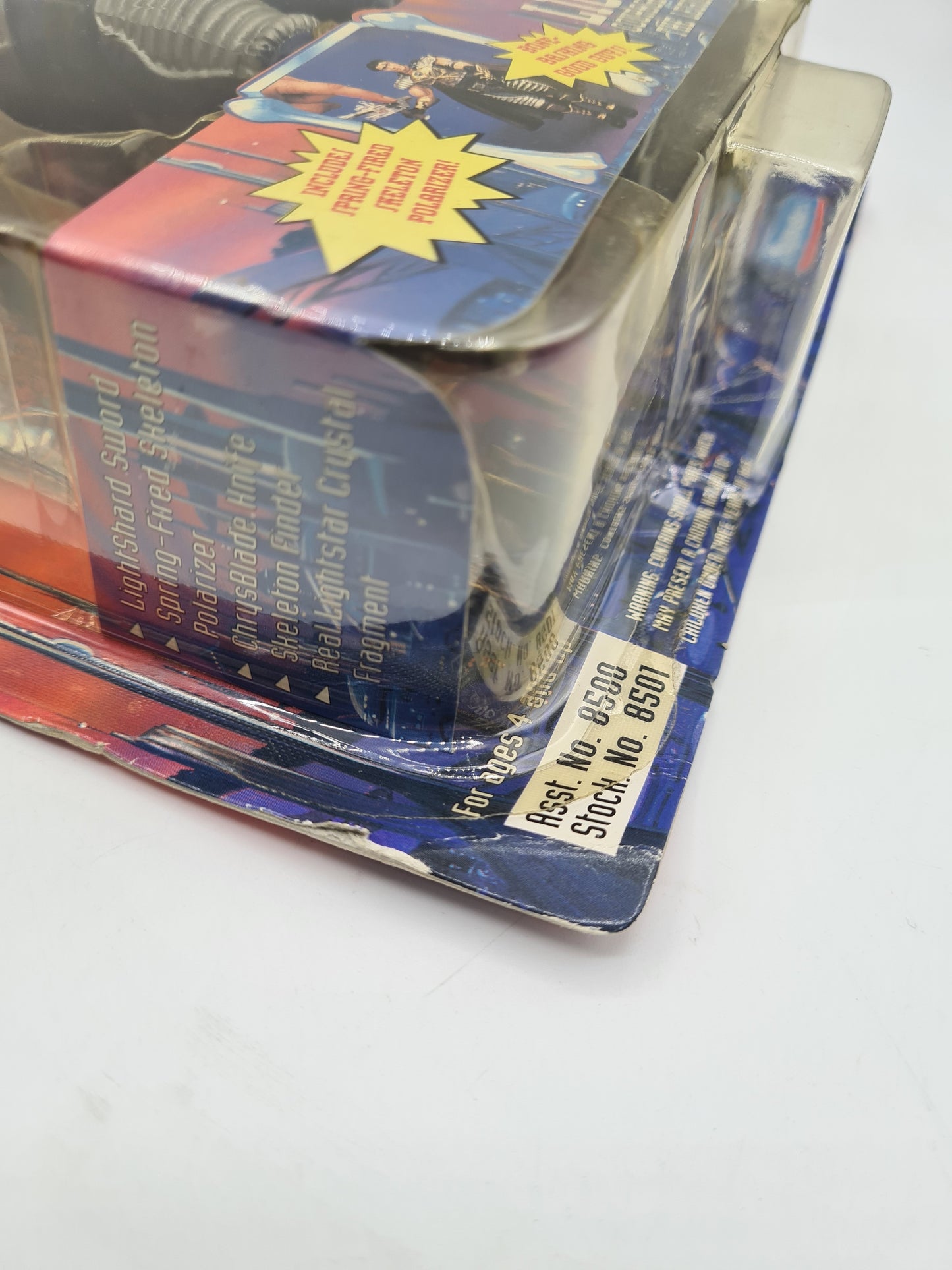 Playmates Skeleton Warriors Prince Lightstar Sealed on card 90s Action Figure