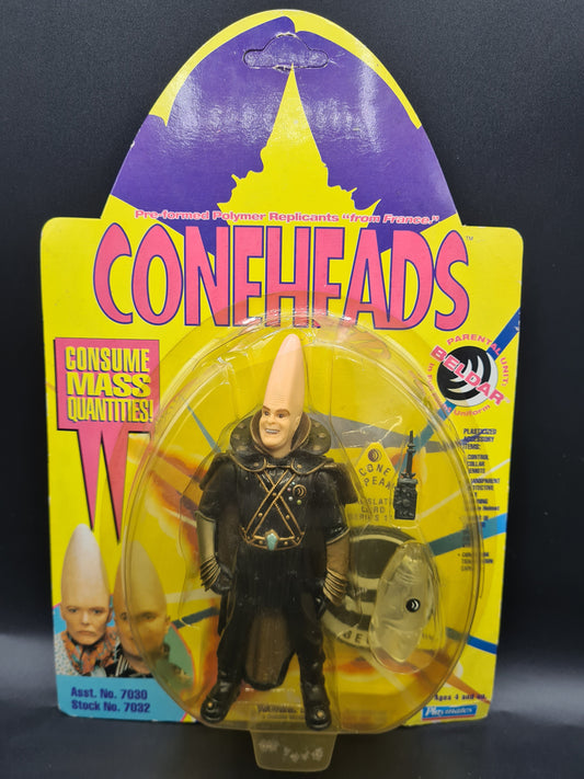 Coneheads BELDAR 90s Full Flight Uniform Action Figure Playmates 1993 Cracked Bubble W4