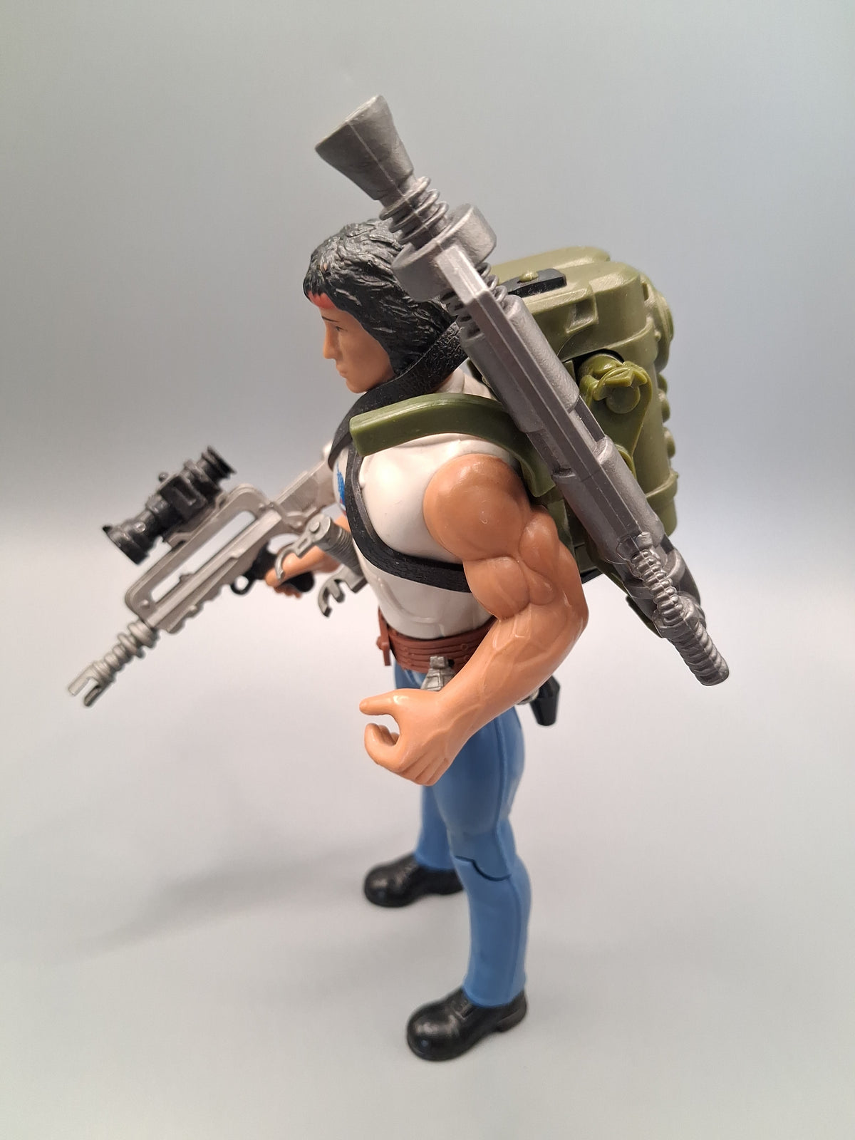 Rambo Action Figure Coleco 1986 Vintage 6.75" 80s A24