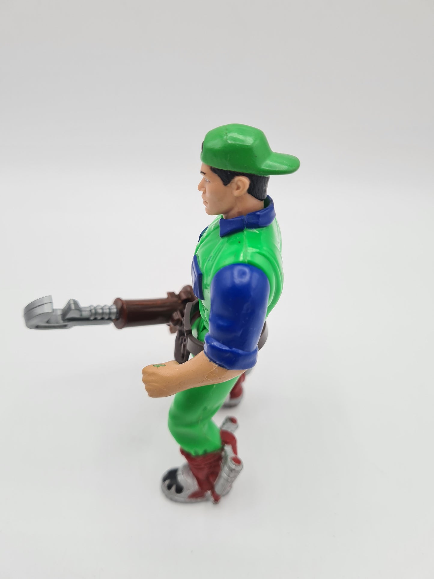 Luigi Action Figure 1993 Ertl Nintendo Super Mario Bros Movie W10