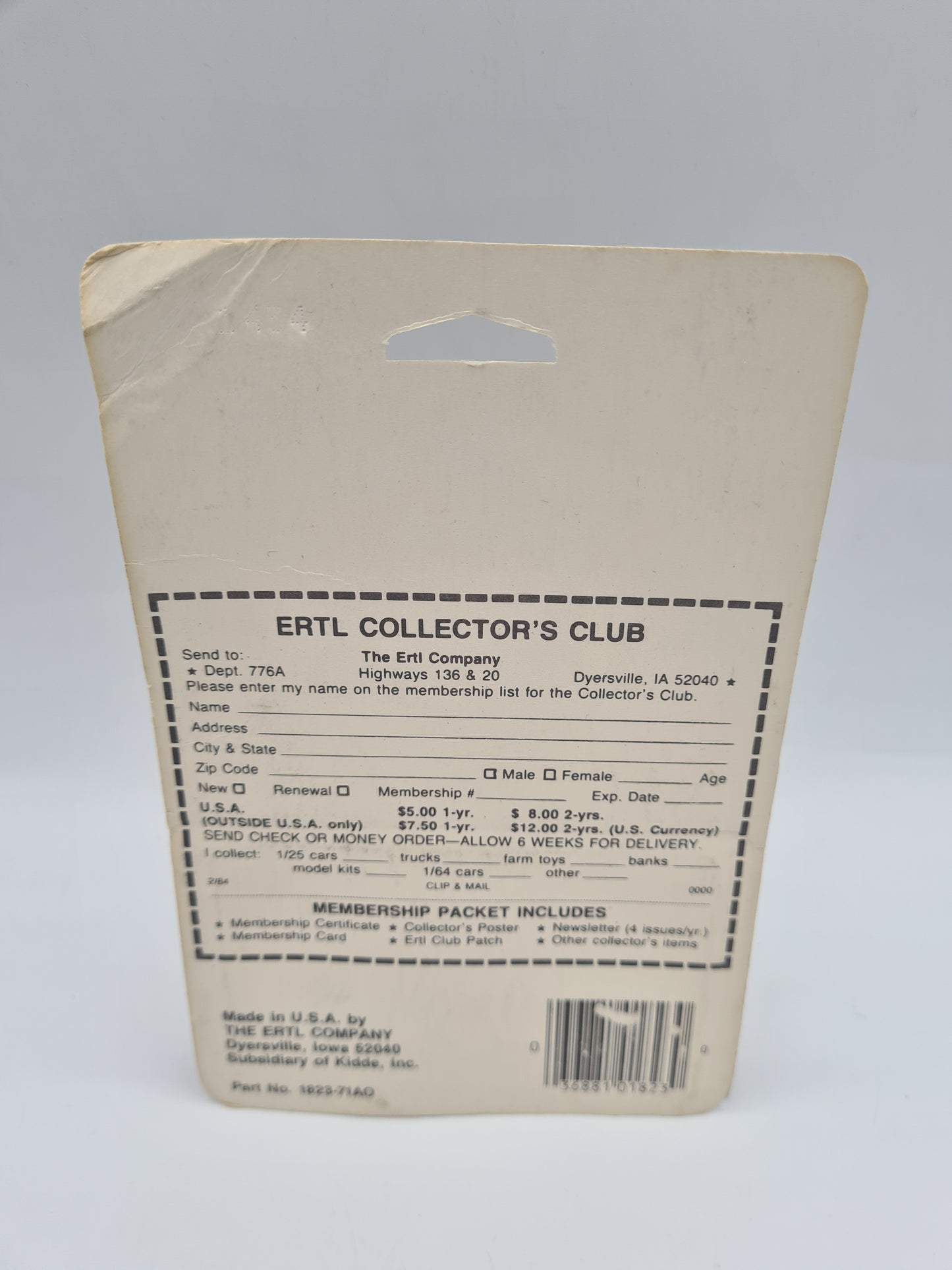 The A-Team ERTL 1/64 Die-Cast Metal Replica 1983 W4