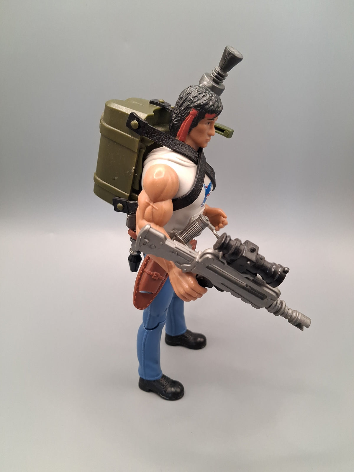 Rambo Action Figure Coleco 1986 Vintage 6.75" 80s A24