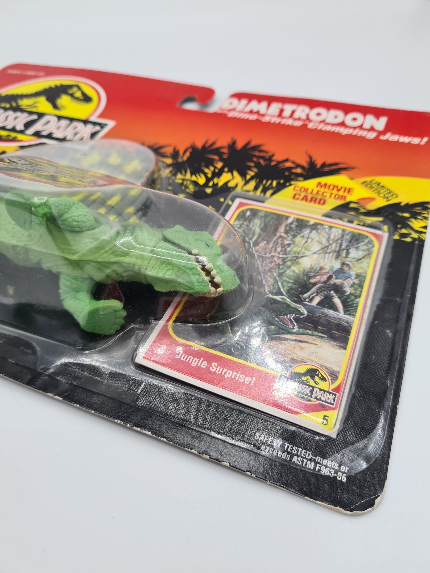 Jurassic Park Dimetrodon Kenner Dino-Strike Toy Figure 1993 Sealed W10