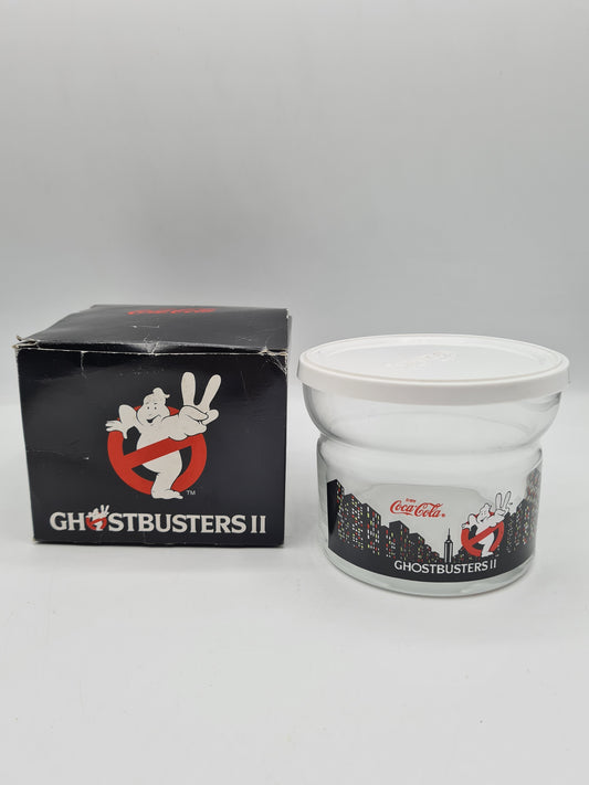 Coca-Cola Ghostbusters 2 Glass Container 1989 Rare Collectable W11