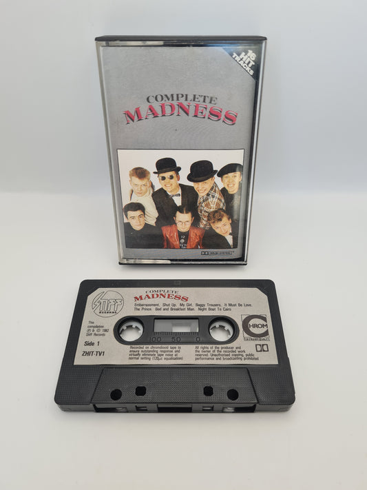MADNESS COMPLETE MADNESS CASSETTE TAPE ALBUM 1985