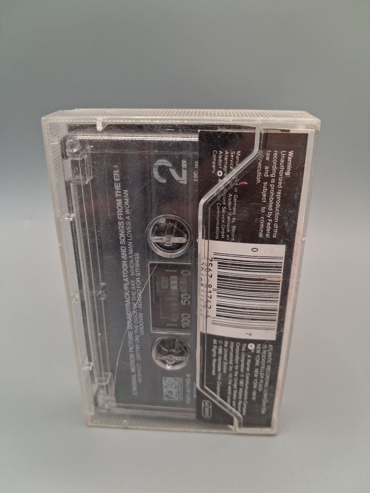 Platoon Movie Soundtrack Cassette Tape 1986