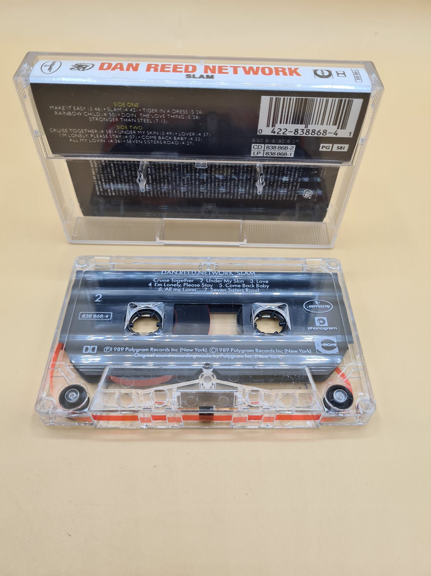 Dan Reed Network Slam Cassette Tape Used