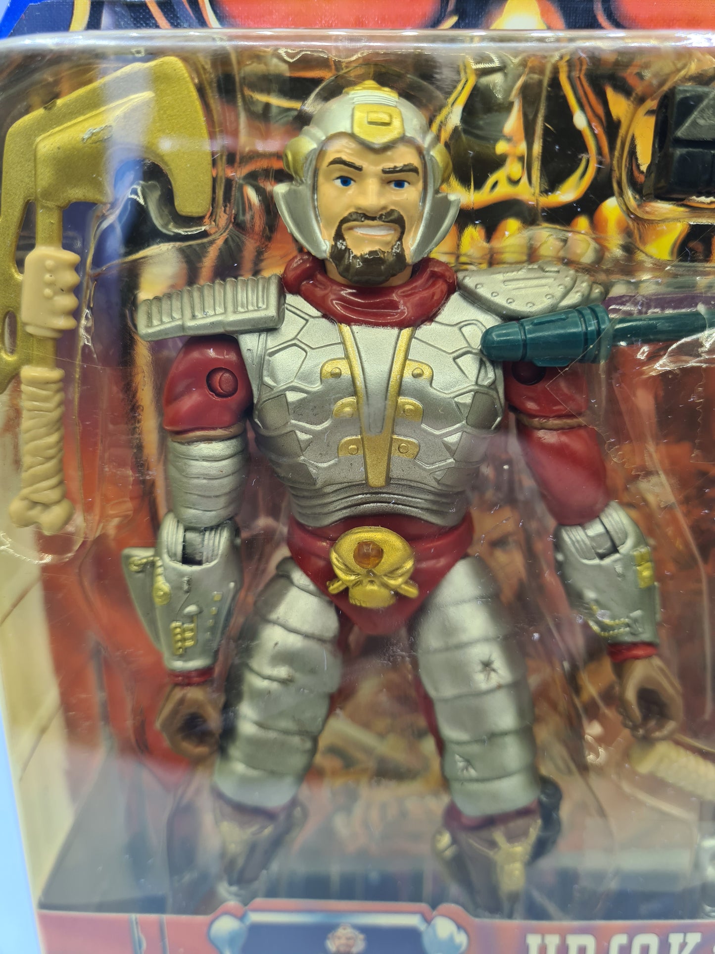 Vintage Playmates Skeleton Warriors Action Figure Ursak The Guardian 90s Action Figure