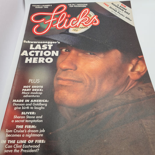 Flicks Movie Magazine Last Action Hero Cover 1993