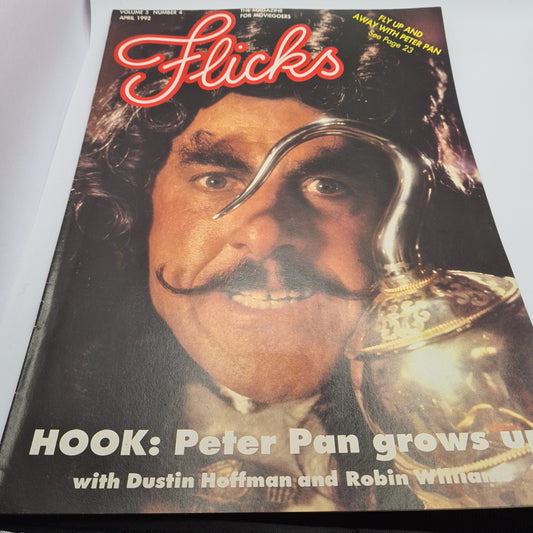 Flicks Movie Magazine Hook Cover 1992