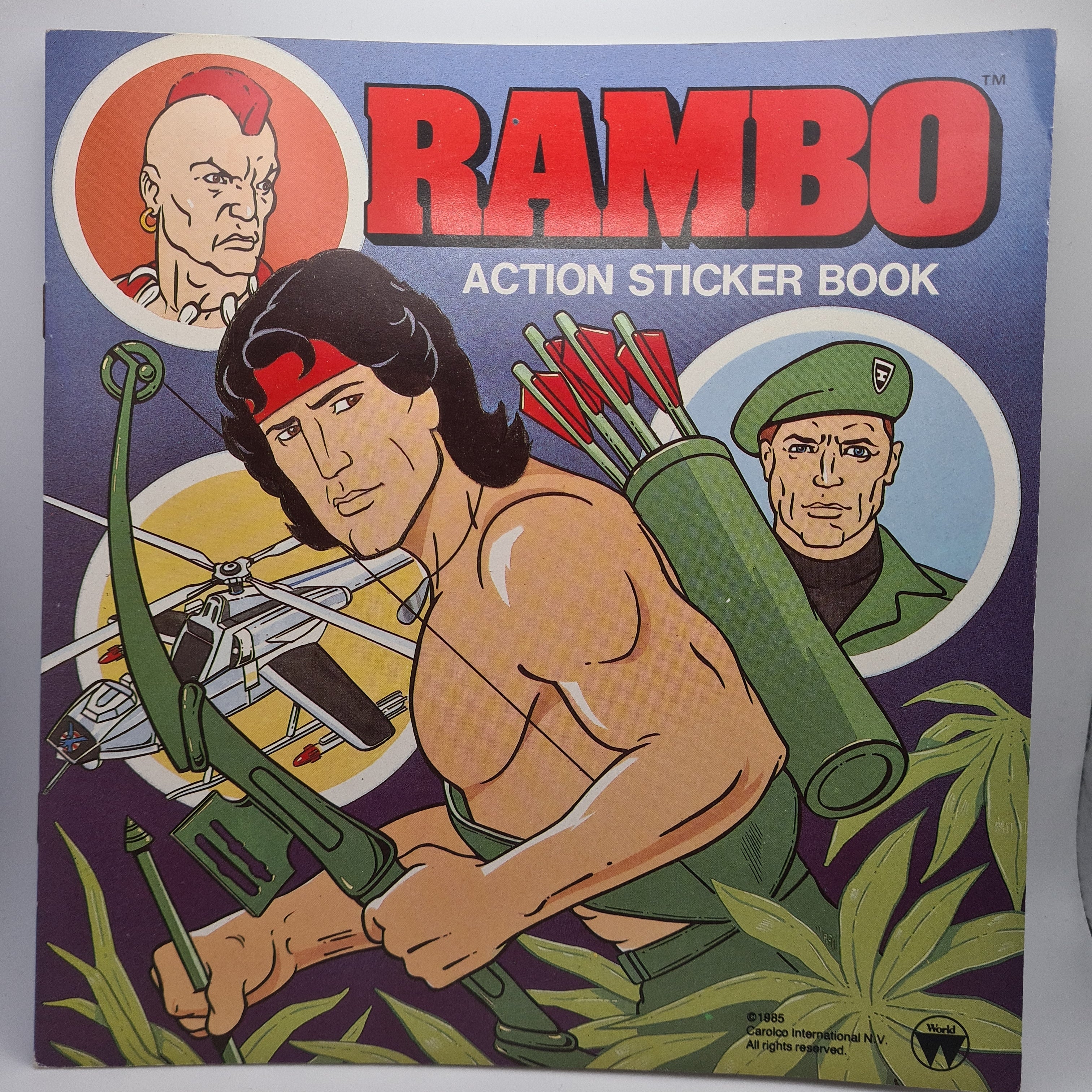 Rambo Sticker hotsell Book With Poster ( 116 stickers inside book / poster included) 1986