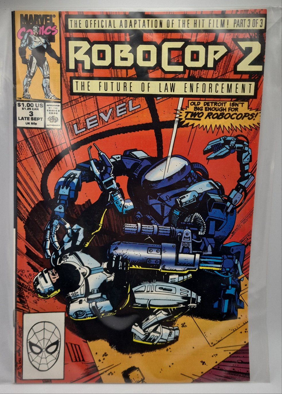 Robocop 2 Comic Book #2 Marvel