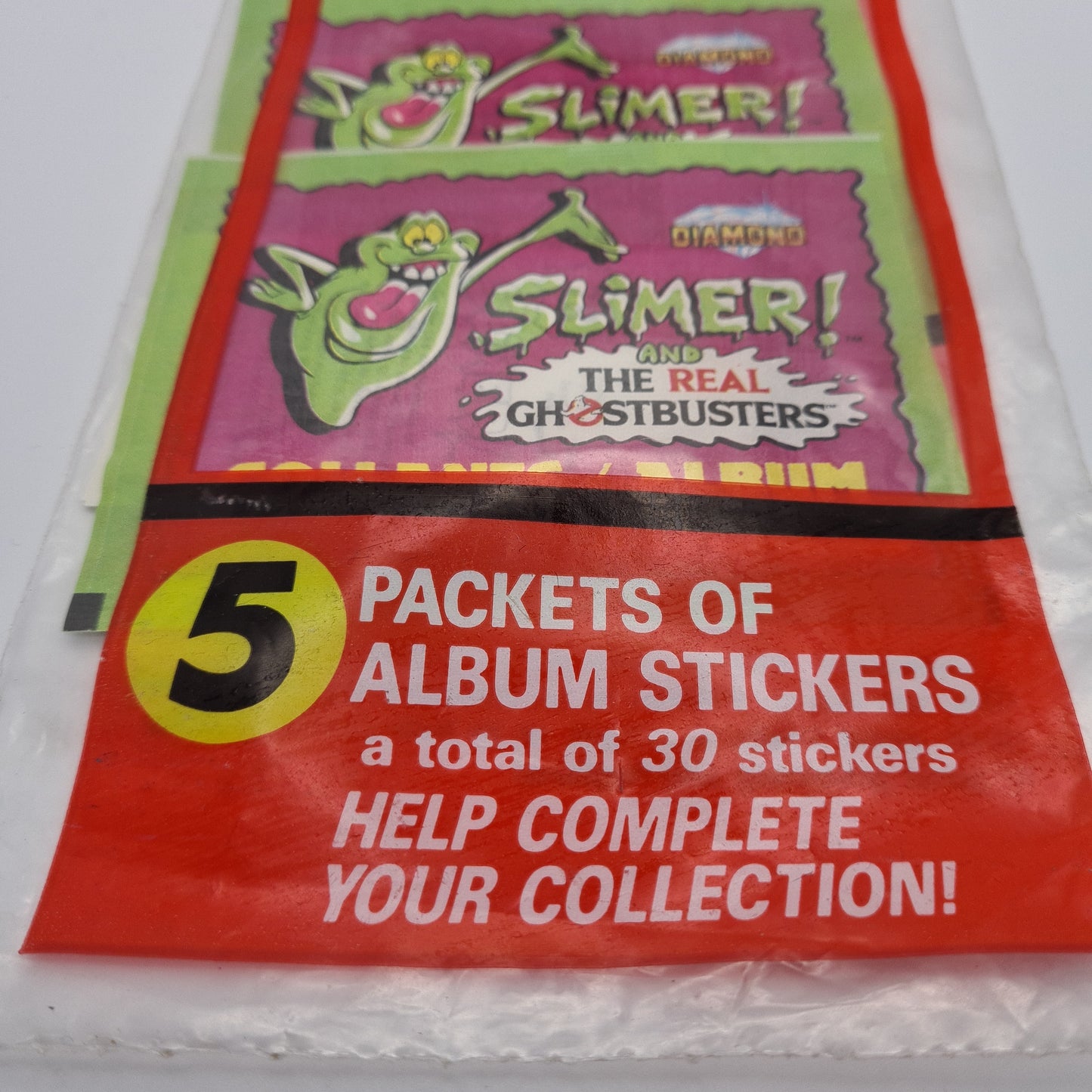 Slimer & The Real Ghostbusters Sticker Pack x5 (W1)