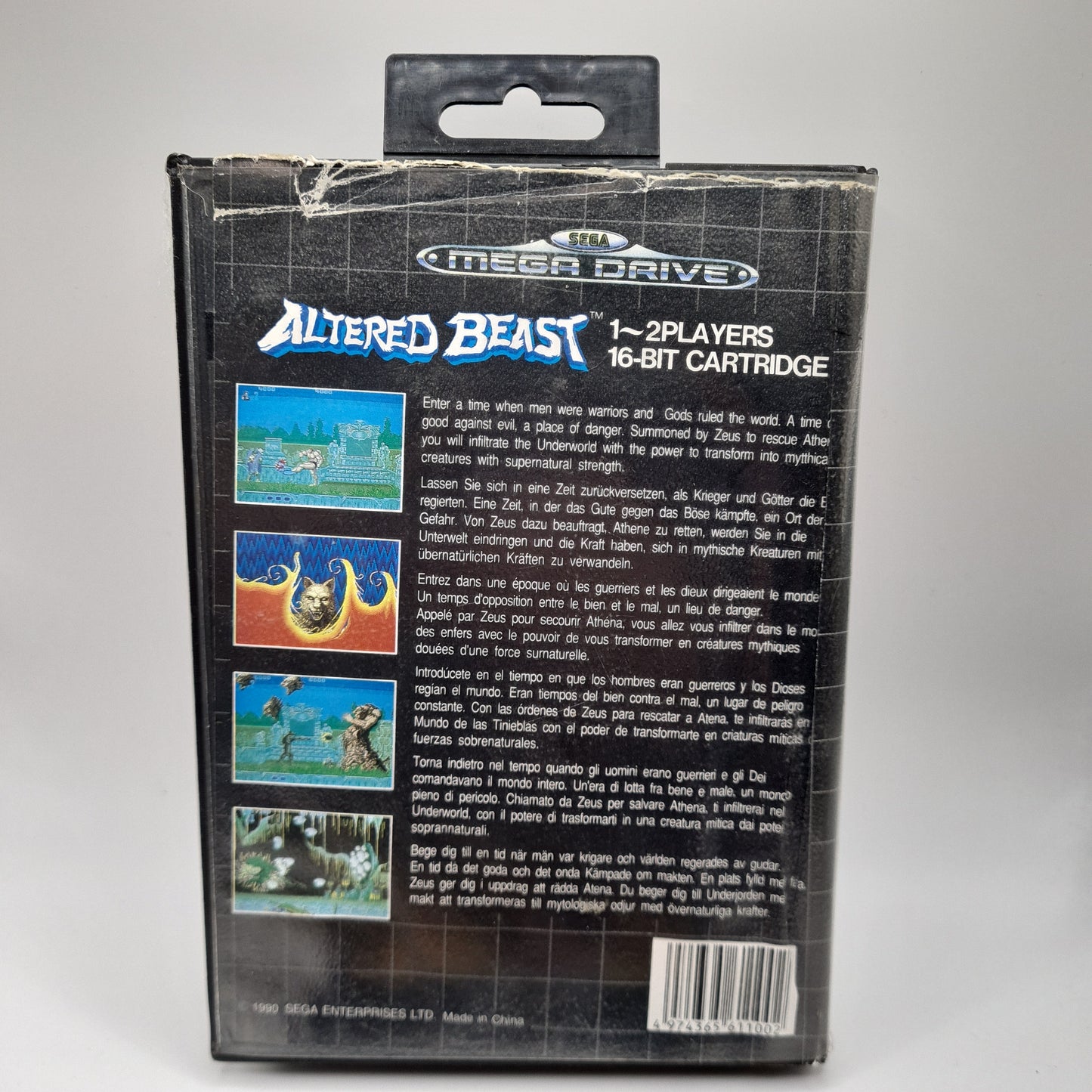 Alterd Beast 1990 Sega Megadrive Game W3