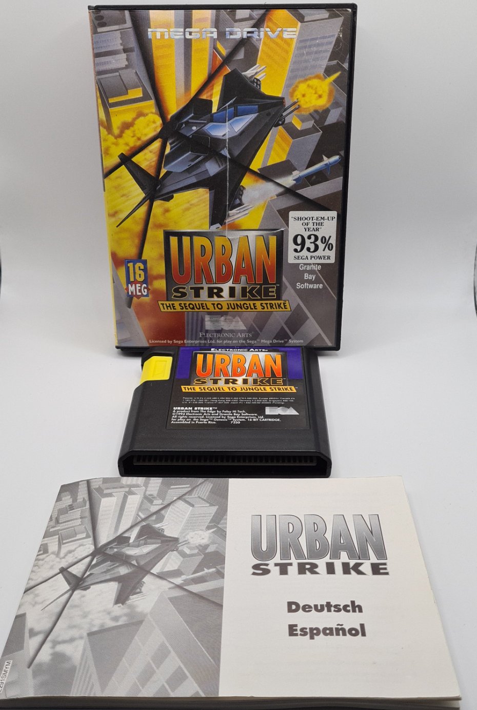 Urban Strike Sega Mega Drive 1994 Game W3