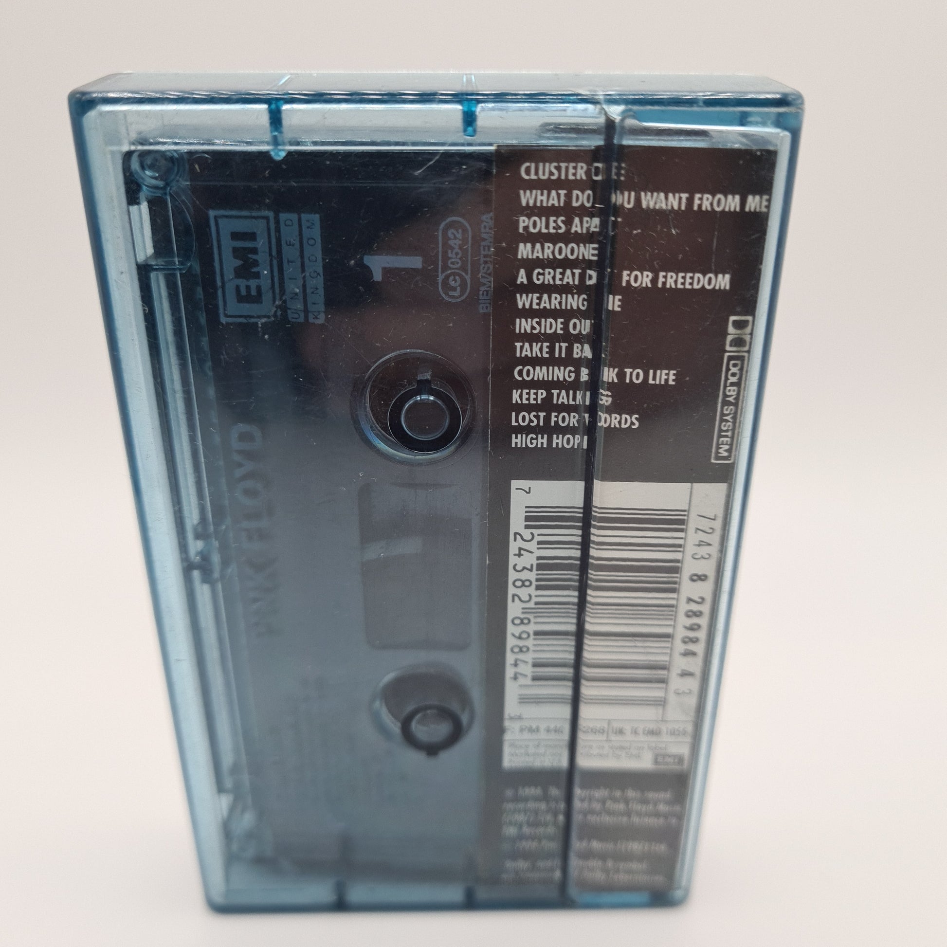 Pink Floyd 'The Division Bell' Cassette – Back To The Toyz