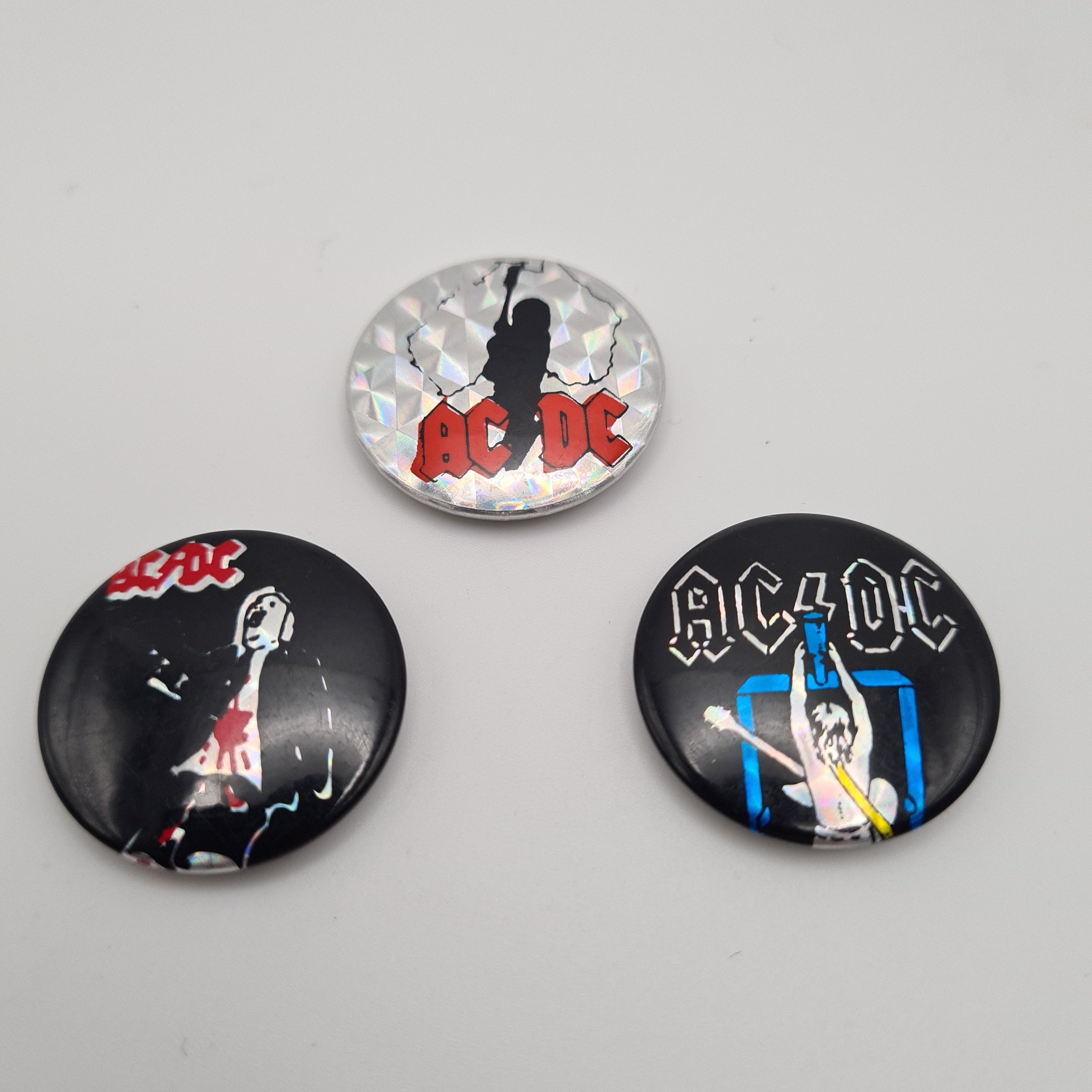 AC/DC Retro Badges – Back To The Toyz