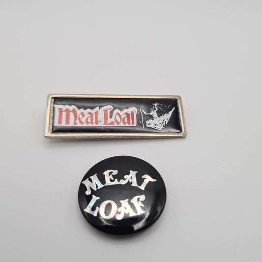 Meat Loaf Retro Badges