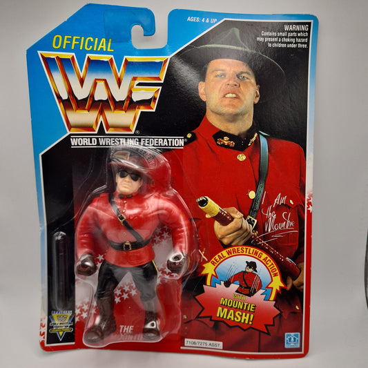 The Mountie WWF Hasbro Action Figure Sealed 1992 W4