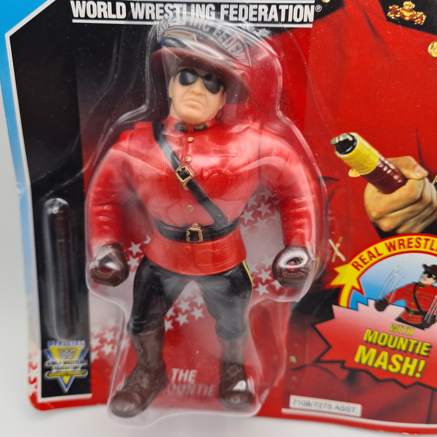 The Mountie WWF Hasbro Action Figure Sealed 1992 W4