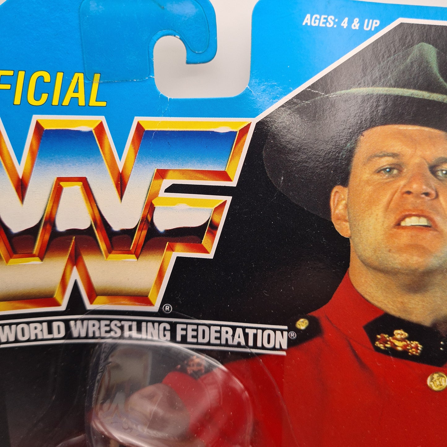 The Mountie WWF Hasbro Action Figure Sealed 1992 W4