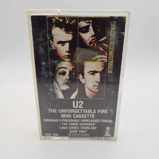 U2 The Unforgettable Fire Cassette Tape