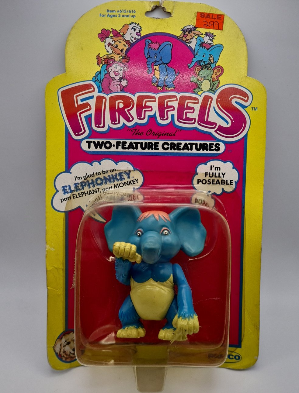 Firffels 'Elephonkey' 80s Remco Figure 1985 W4