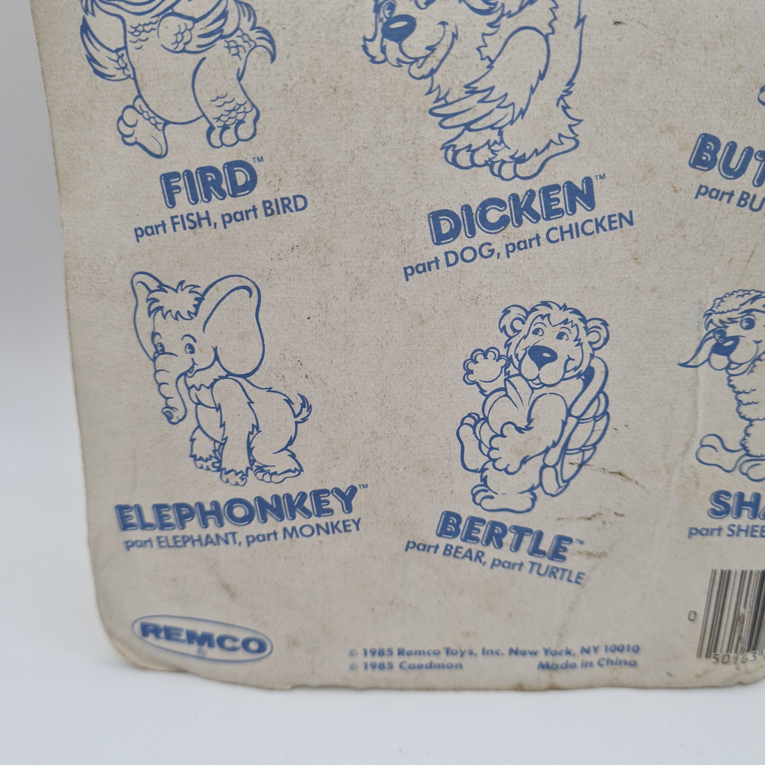 Vintage VHTF 1985 good Firffels Elephonkey Remco