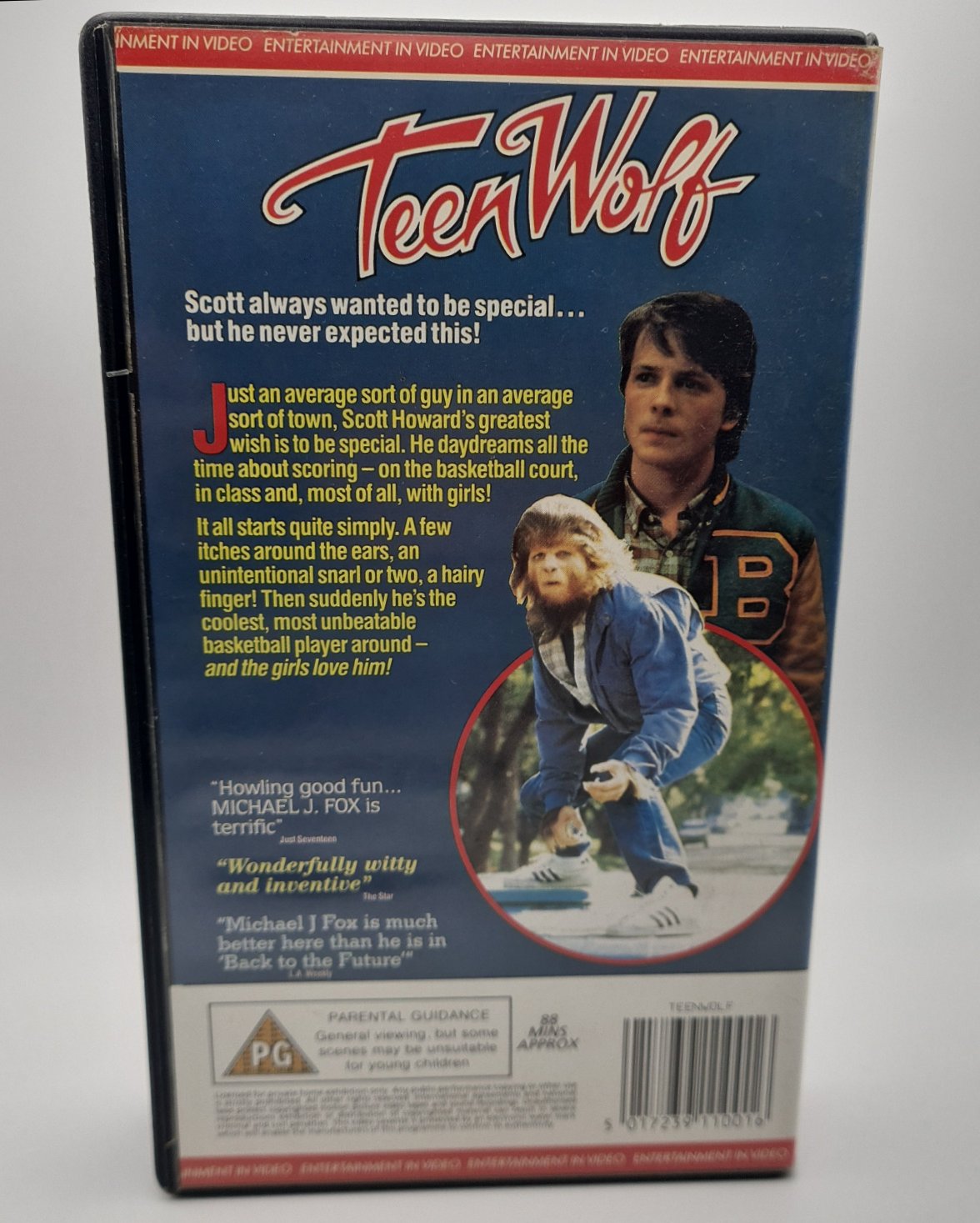 Teen Wolf VHS Video