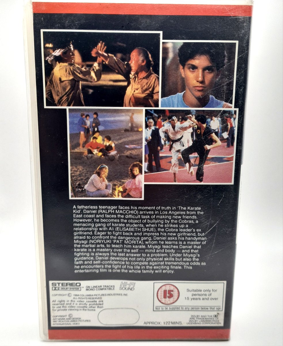 The Karate Kid RCA VHS