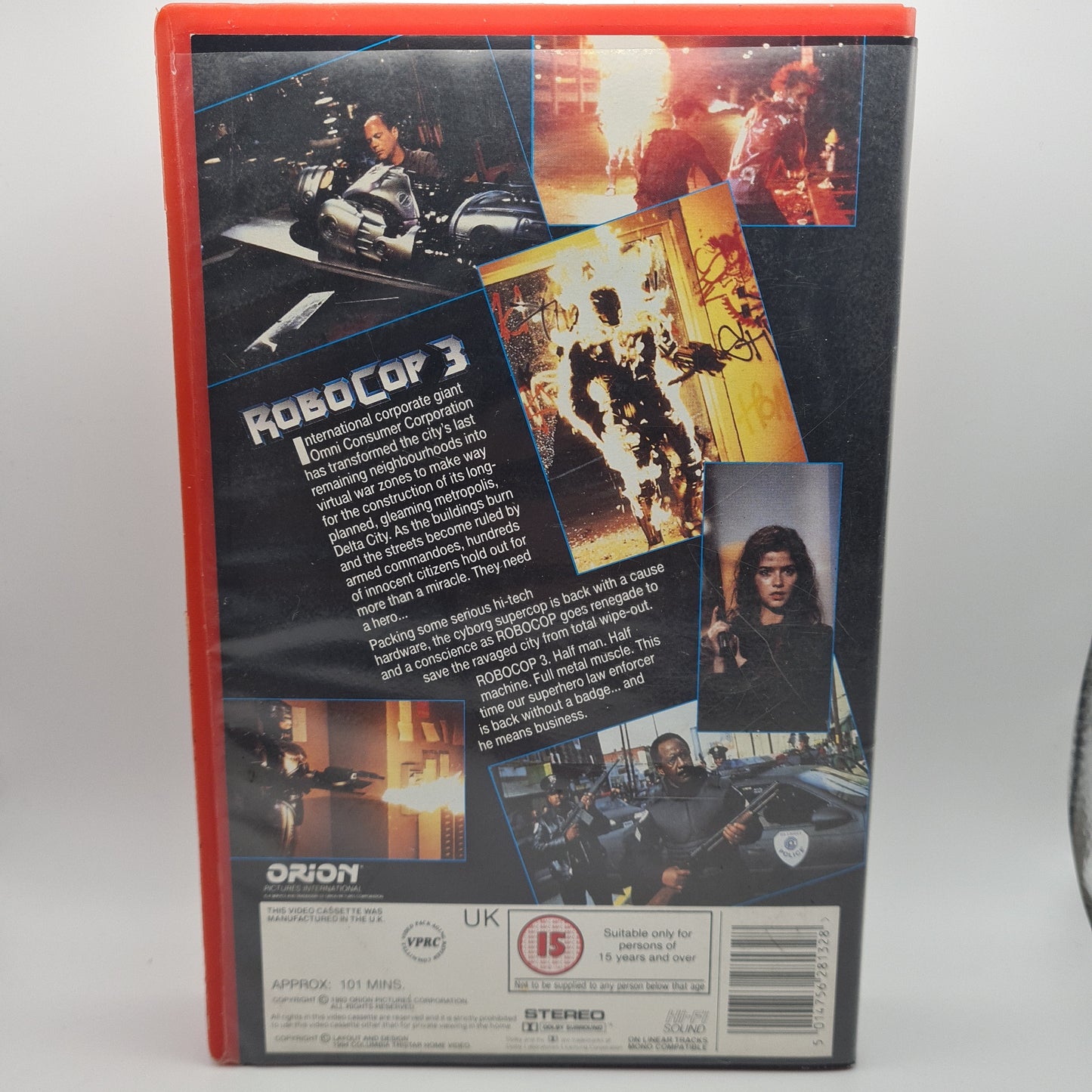 Robocop 3 VHS Ex Rental