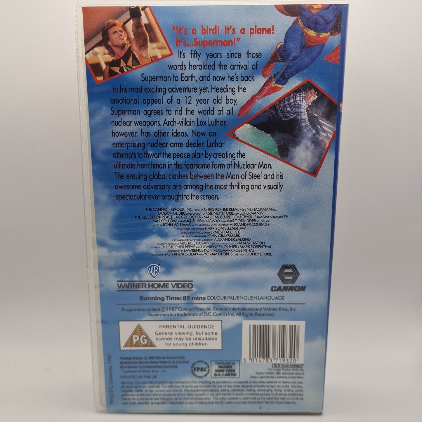 Superman 4 VHS