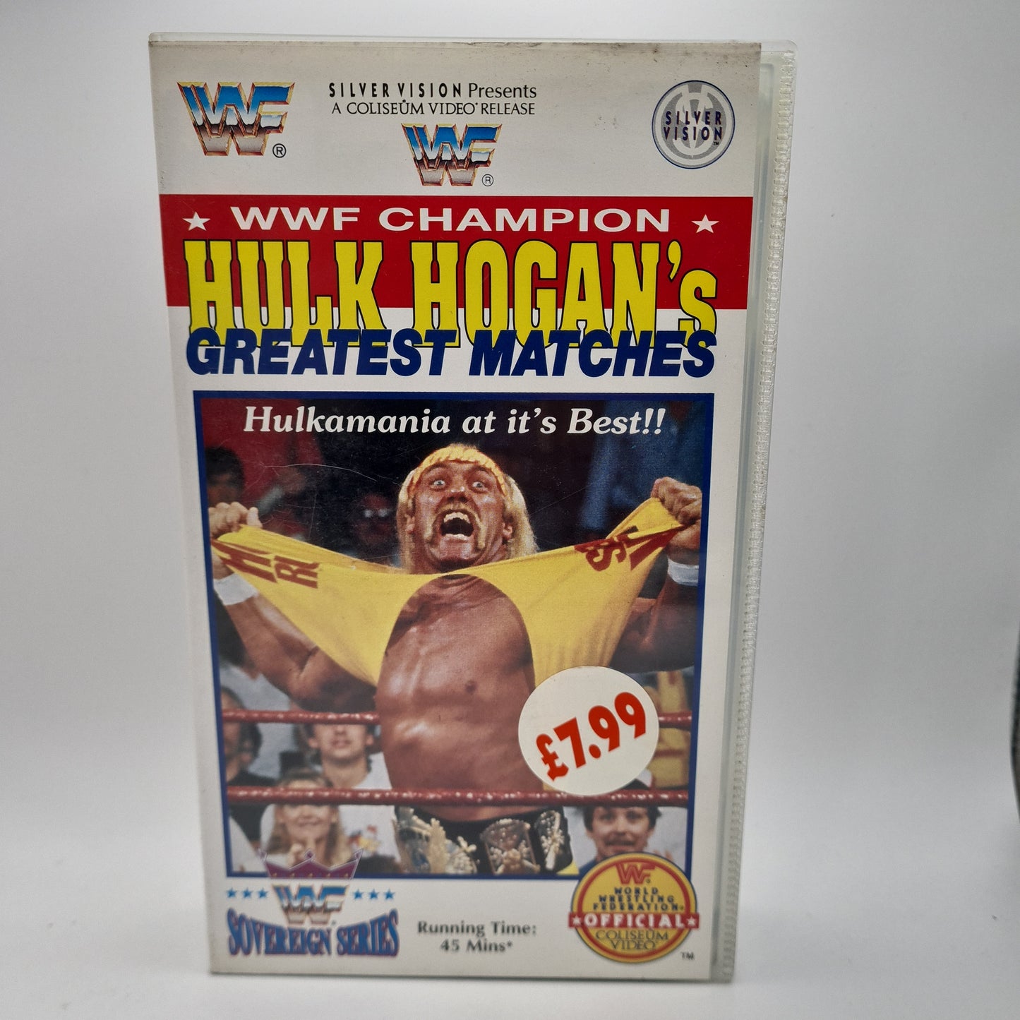 WWF HULK HOGANS GREATEST MATCHES VHS