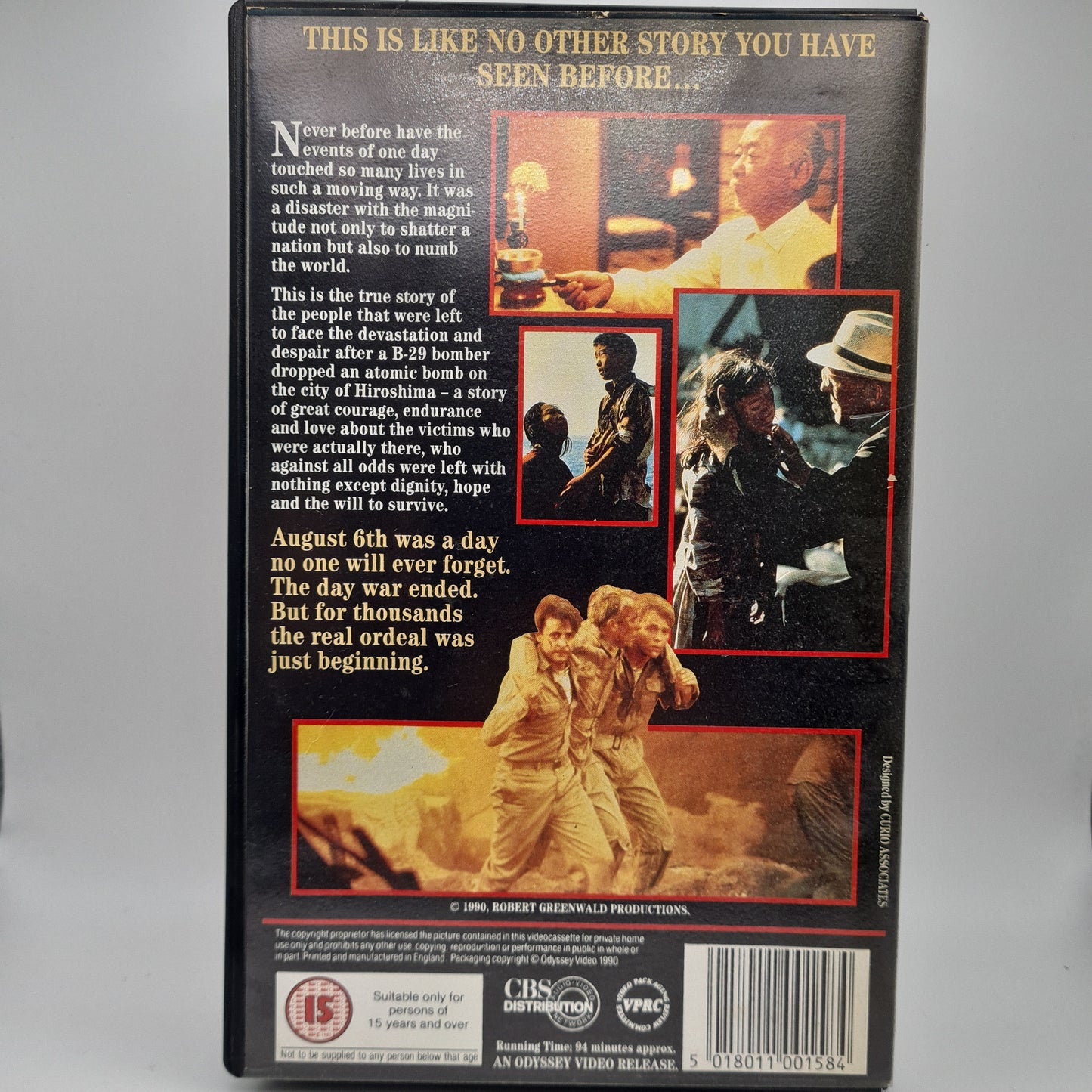 Out of the Ashes VHS Ex Rental