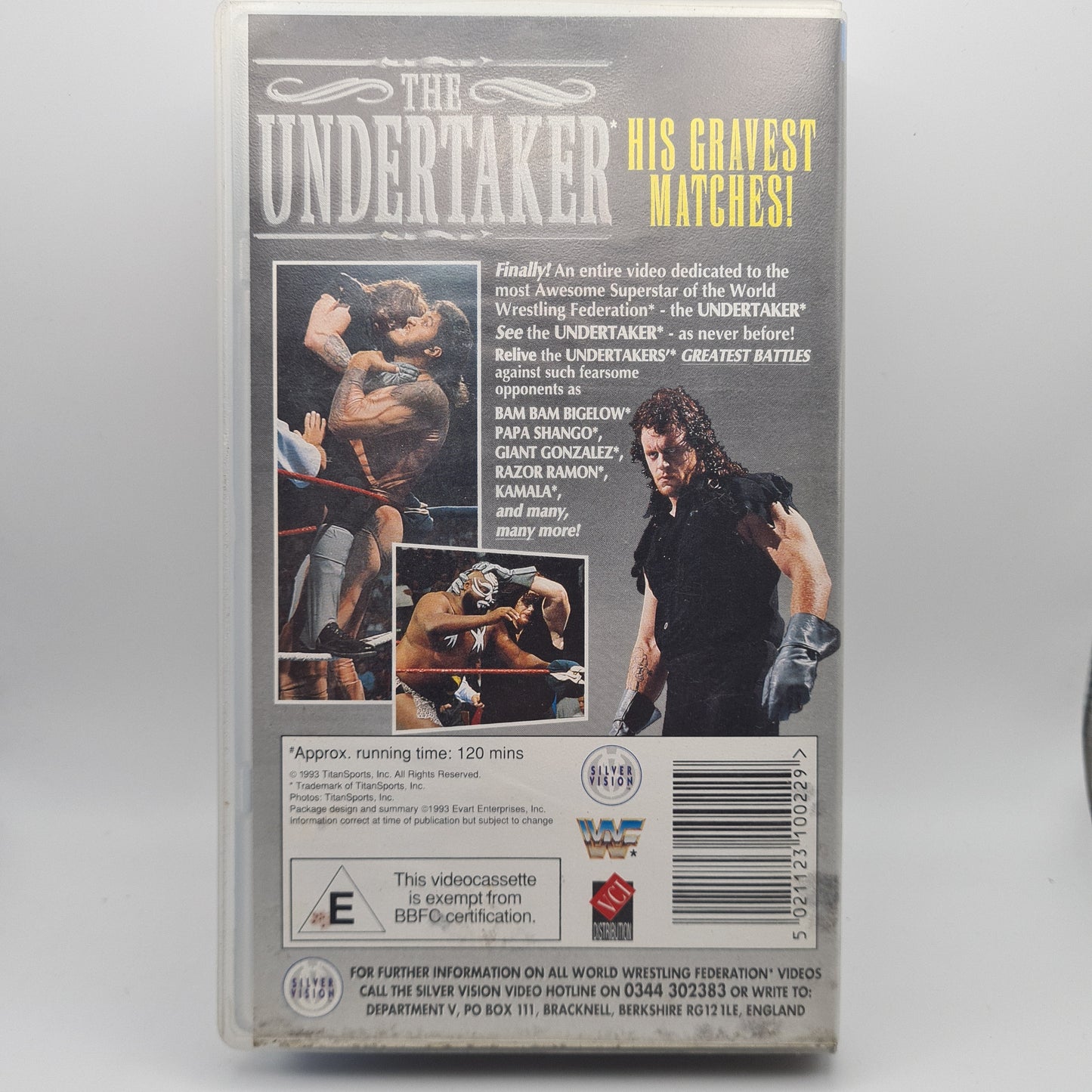 The Undertaker Gravest Matches VHS