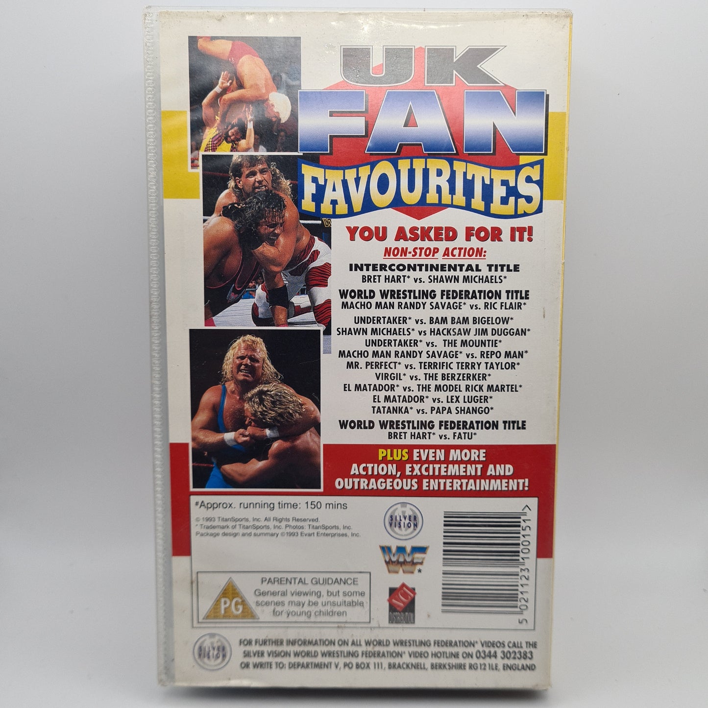 WWF UK Fan Favourites VHS