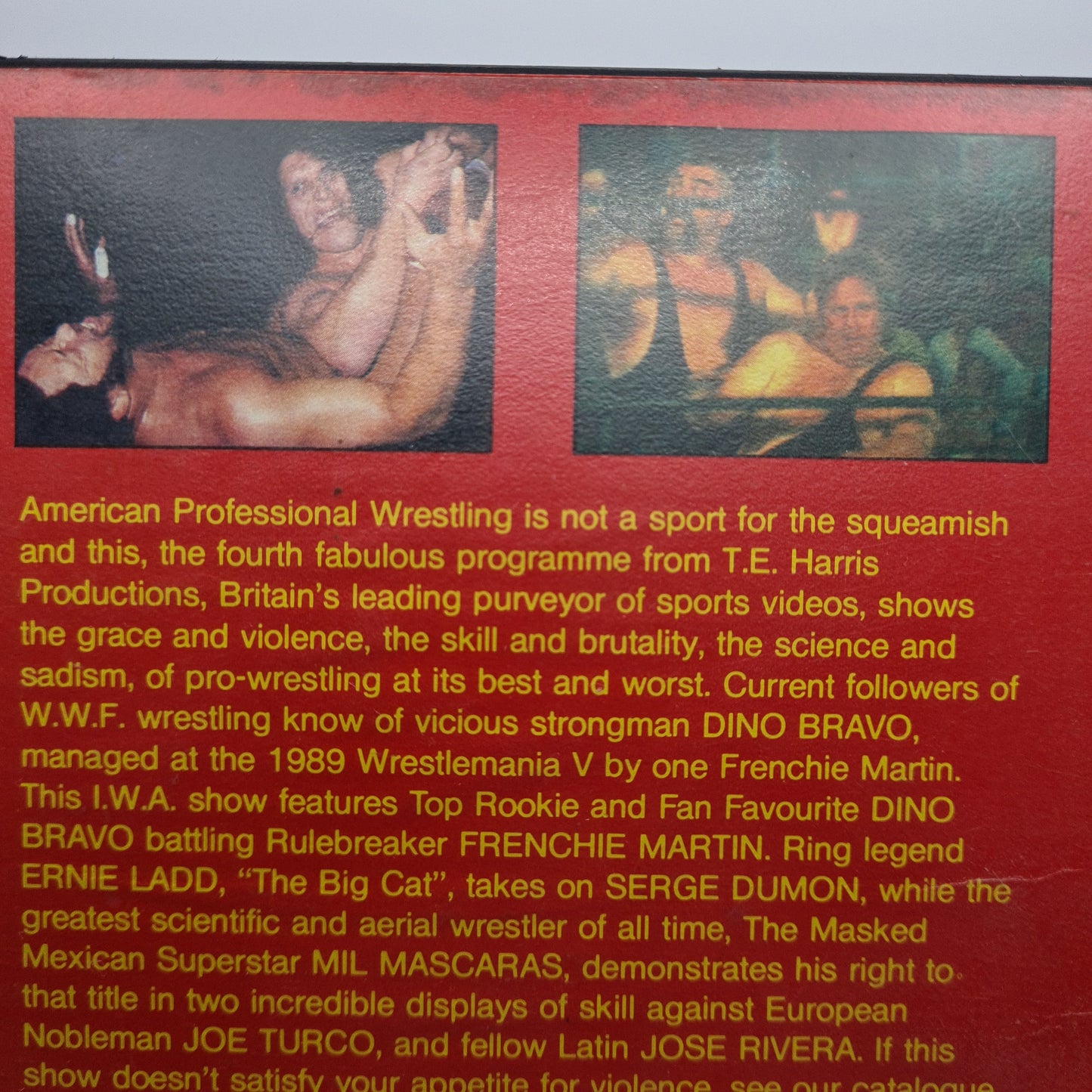 International American Wrestling WWF VHS