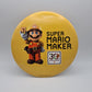 Super Mario Maker Nintedo Promotional Large Badge